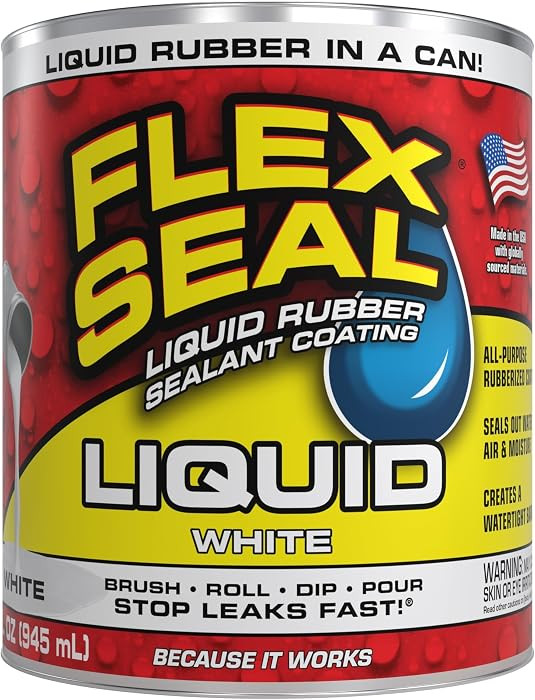 Flex Seal Liquid, Rubber Coating Sealant, Waterproof, Flexible, Breathable, and UV Resistant, Roo... | Amazon (US)