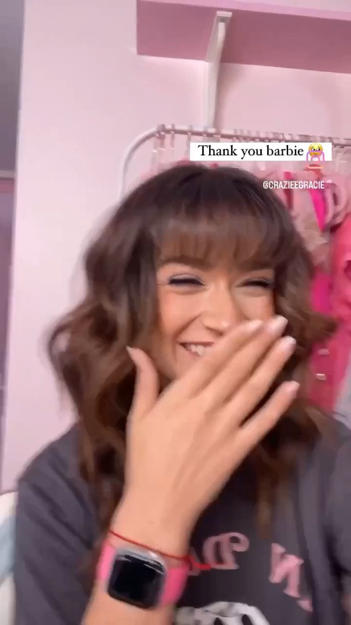 In my Barbie era… think I’ll stay a while. 💖💖💖😘 
Hello Dolly, curls, brown, hair, in dolly we trust, Dolly Parton, Barbie world, Kendom, Ken energy, kenergy, I am kenough, enough, love, pink, sparkle, fun, funny, sweet, joy 