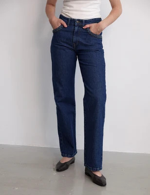 Denim P64 Dark Blue Pants | PARIS/64
