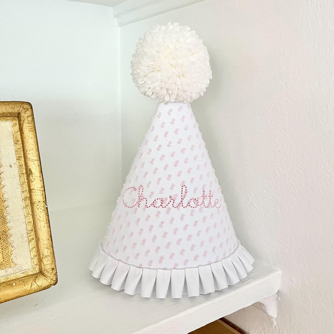 Embroidered Name Birthday Hat - Etsy | Etsy (US)