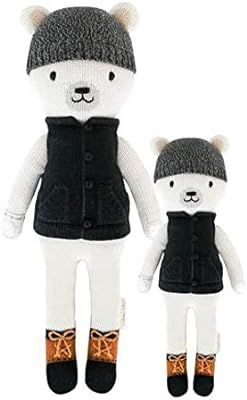 CUDDLE + KIND Hudson The Polar Bear Regular 20" Hand-Knit Doll – 1 Doll = 10 Meals, Fair Trade,... | Amazon (US)