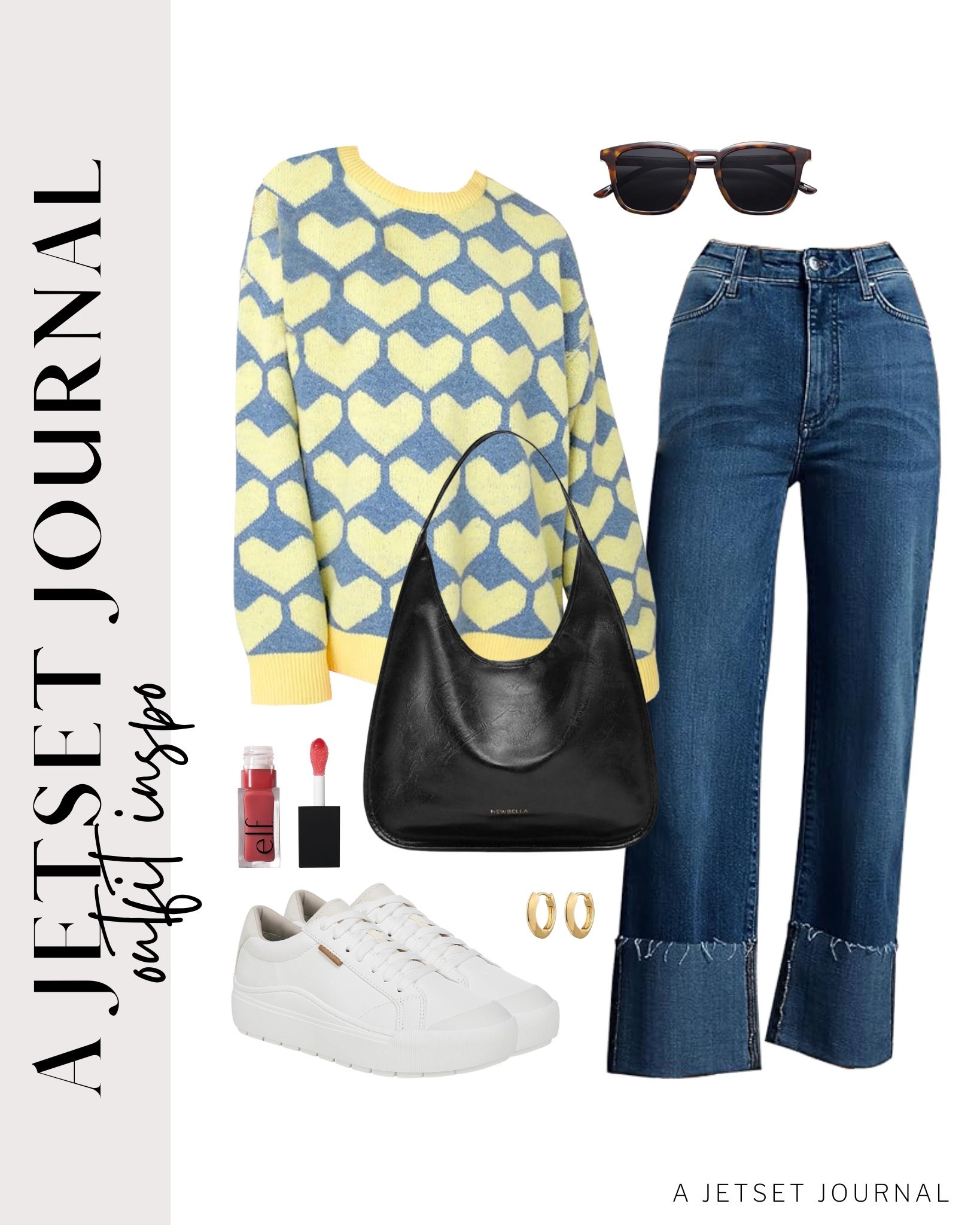 Loving this pink heart sweater with blue jeans and white sneakers. Cute yet comfy for Valentine’s Day!
valentine sweater, vday outfit, keds lace up sneakers, elf lip oil, round sunglasses, casual outfit idea, running errands, winter to spring outfit, comfy shoes, trendy look, capsule wardrobe, amazon finds, affordable style, winter to spring outfit idea, transitional style

#LTKValentine #LTKSeasonal #LTKU