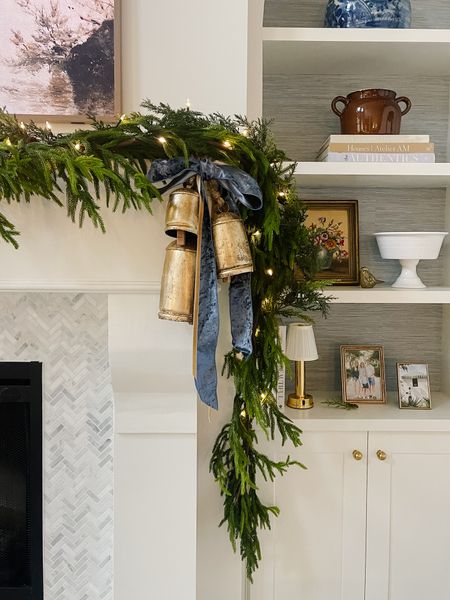 Well friends it looks like our favorite garland is officially out of stock for the season. I’m linking a few other options though and thankfully the bells and ribbon are still in stock! Questions? Feel free to reach out on Instagram @prettysmitten #christmasgarland #classicchristmas 

#LTKHoliday #LTKfamily #LTKhome