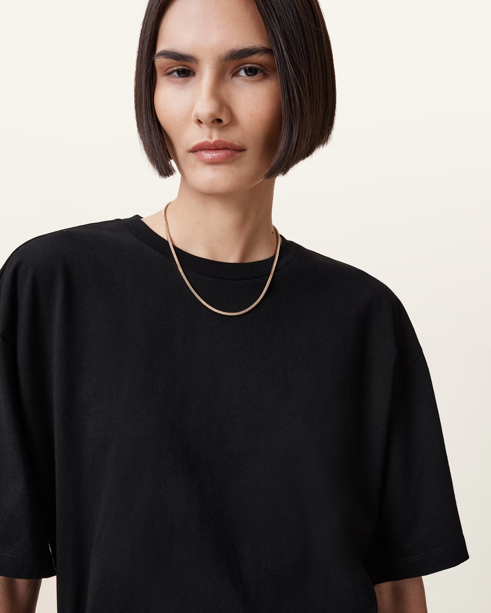 Naenia Drawcord Mini T-Shirt Dress | AllSaints US