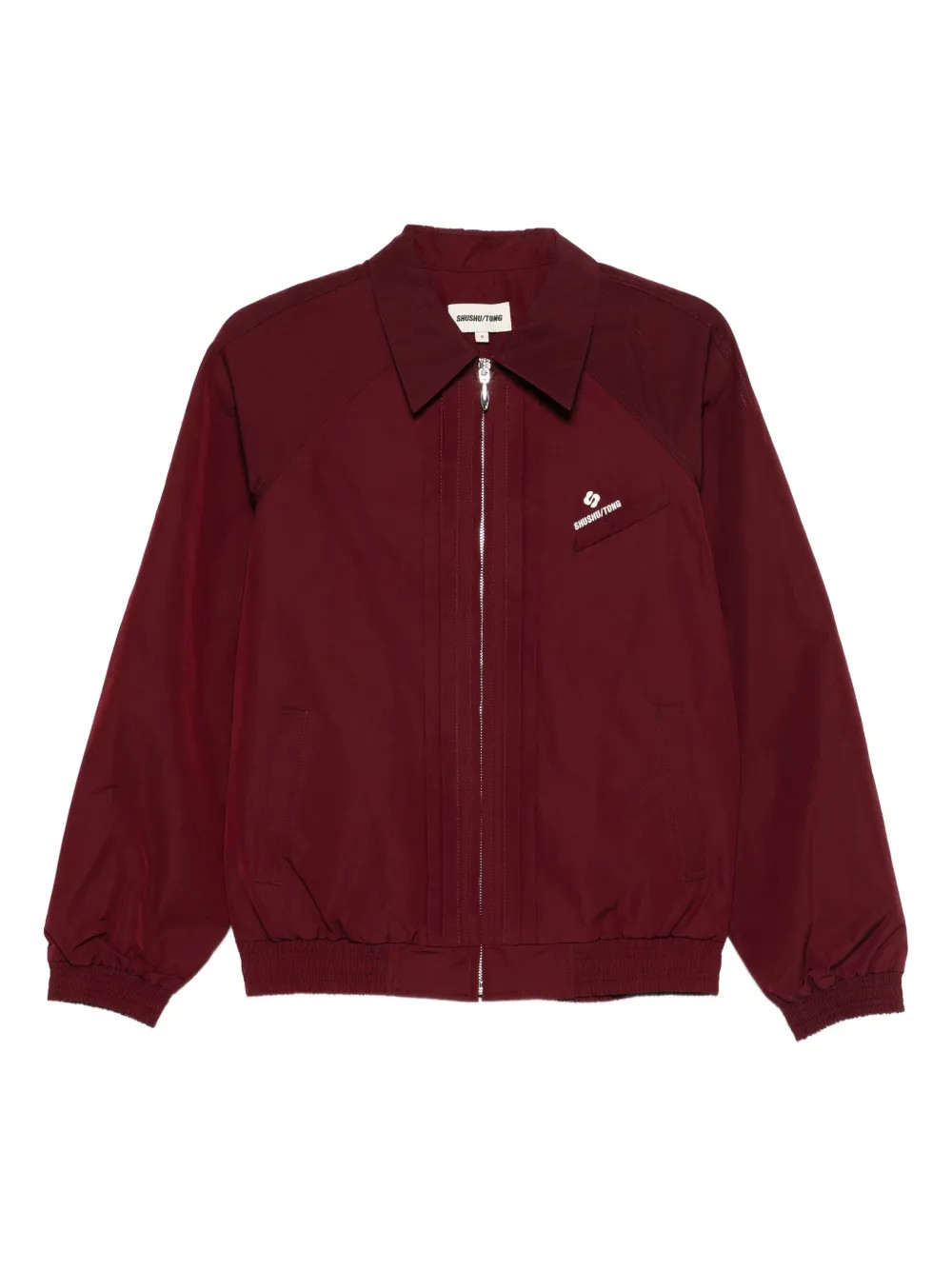 SHUSHU/TONG logo-detail Track Jacket | Red | FARFETCH ID | Farfetch Global