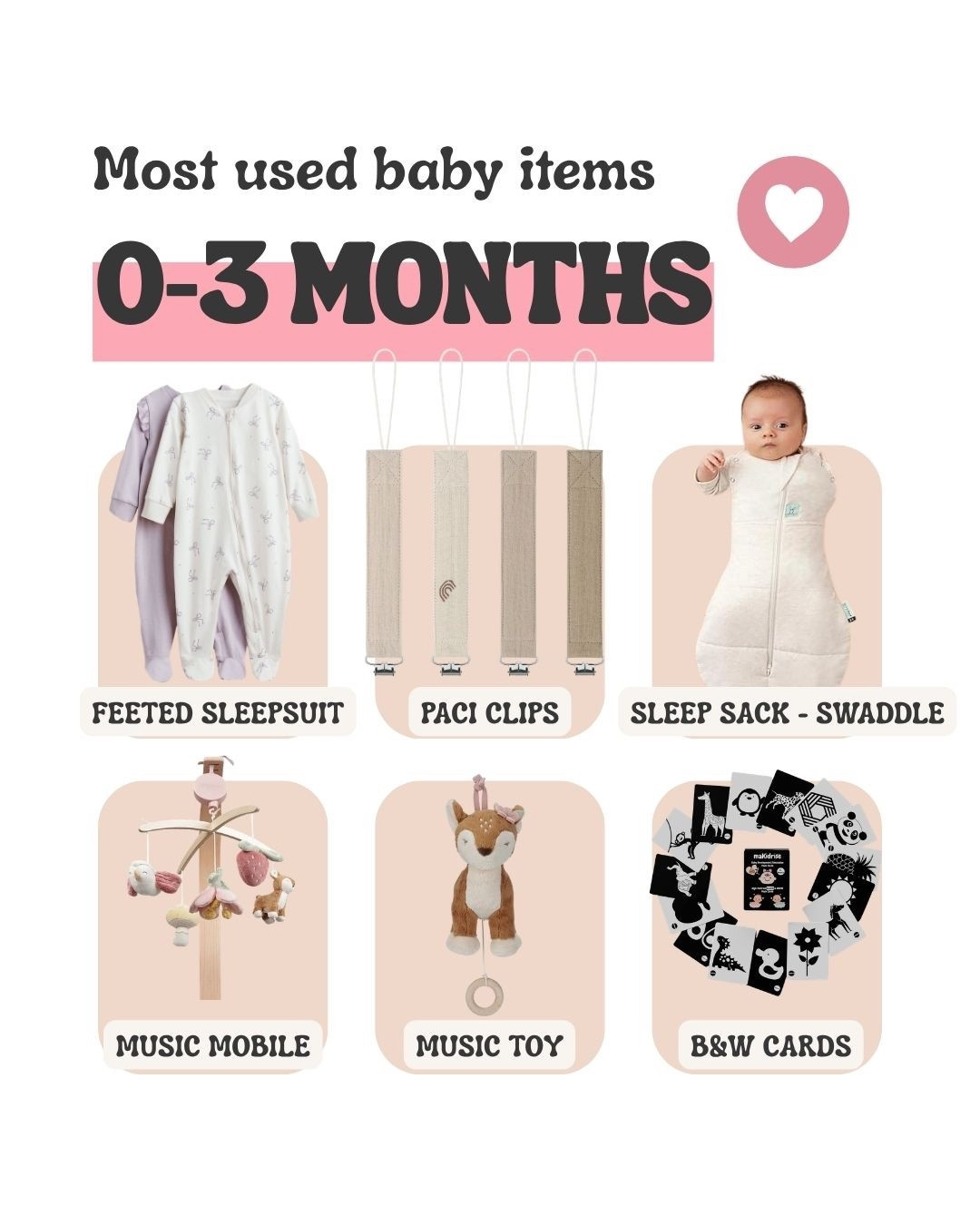 Most used baby items - 0-3 months

#LTKfamily #LTKmaternity #LTKbaby