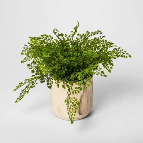 13" Potted Artificial Maiden Hair Fern Green - Threshold™ | Target