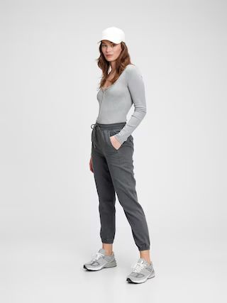 Ribbed Pull-On Joggers with Washwell™ | Gap (US)