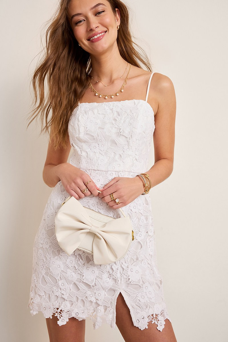 Liz Floral Lace Mini Dress | Francesca's