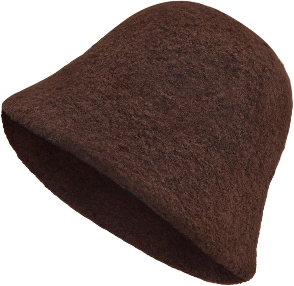 YAMEIZE Retro Warm Thick Fleece Bucket Hat - for Men Women Winter Thickened Warmer Soft Fishing W... | Amazon (UK)