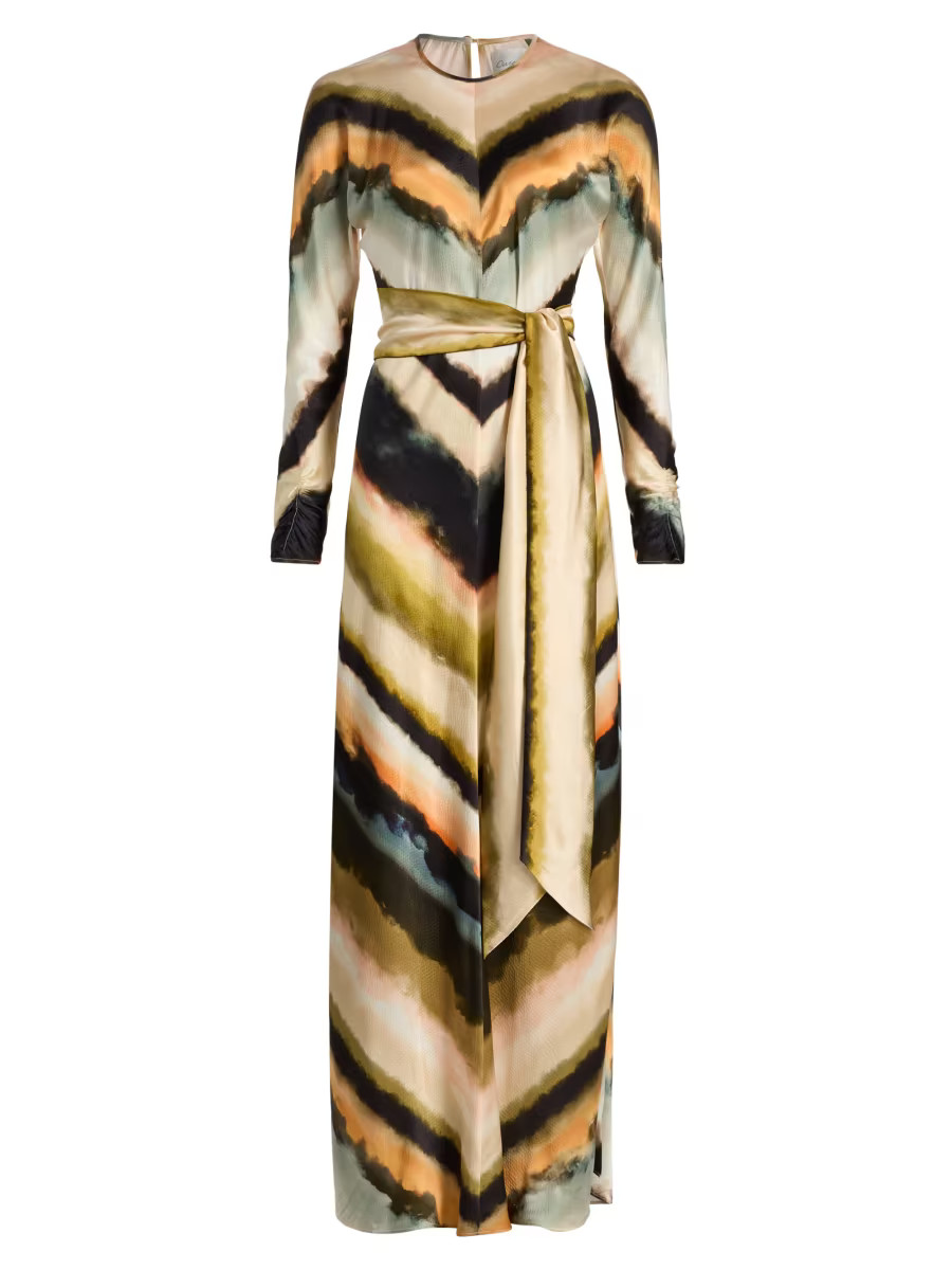 Montgomery Printed Silk Maxi Dress | Saks Fifth Avenue