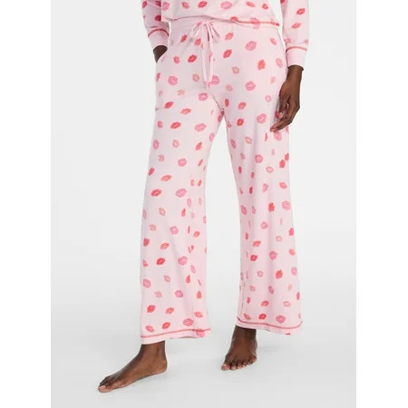 Joyspun Women's Cozy Lounge Collection Hacci Knit Sleep Pants, 29.5'' Inseam, Sizes XS-3X | Walmart (US)