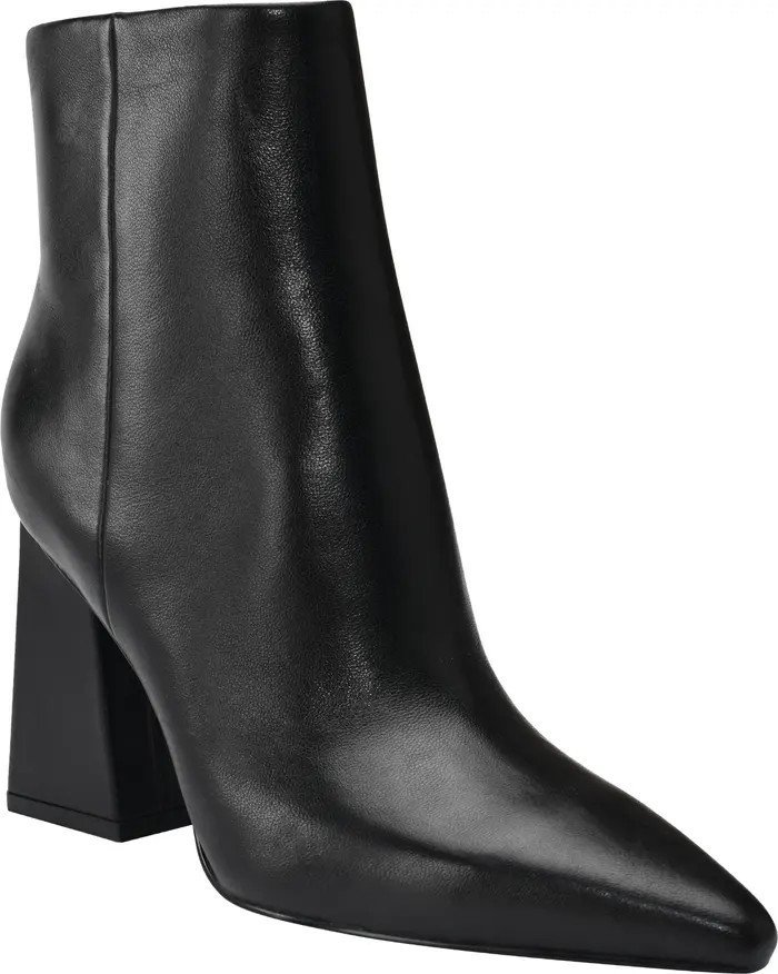 Marc Fisher LTD Kulika Leather Pointed Toe Bootie | Nordstrom | Nordstrom