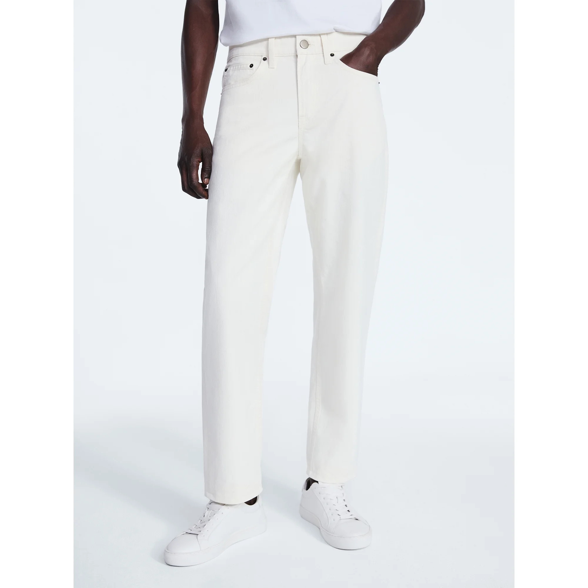 Free Assembly Men's Modern Straight Five Pocket Pants, Waist Sizes 30-38 | Walmart (US)