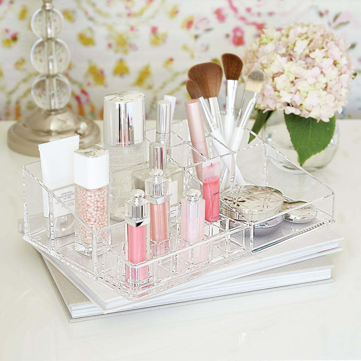 Luxe Large Acrylic Makeup Organizer | The Container Store