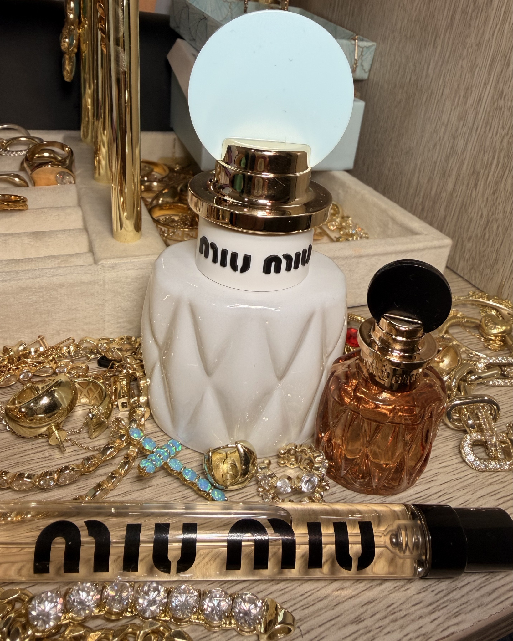 This is what they call a BYOB (bend you over the balcony🫣) scent. It’s a little musky with a hint of sweet. So sexy for summer! These are both Miu Miu. I seriously cannot pick my favorite!! 

I start with the smaller size bottles just in case I decide later on that I don’t love the scent. These I will be repurchasing!!

I linked them below in all variations!

#LTKselfcare #LTKMothersDay #LTKOver40