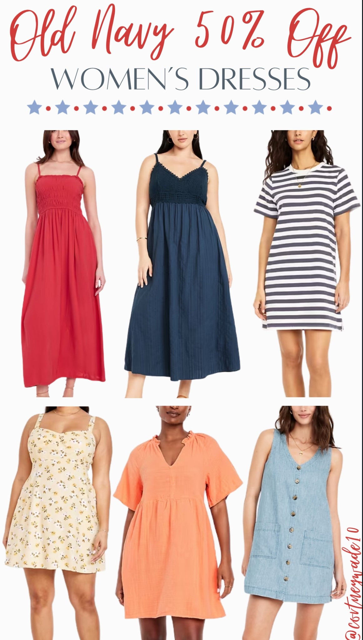 50% OFF Women’s Dresses! 