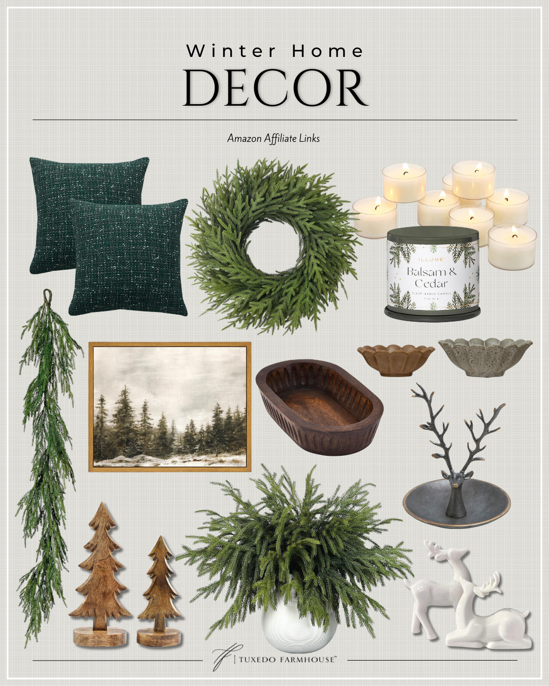 Amazon - Winter Home Decor

Get your home ready for the winter season with these cozy and stylish decor pieces. Perfect for adding a touch of warmth to your space. 

Seasonal, home decor, holiday, wreaths, candles, swags, trees, reindeer, Christmas, snowmen, trays, bells, pillows, ornaments
 

 #LTKHoliday #LTKSeasonal #LTKHome