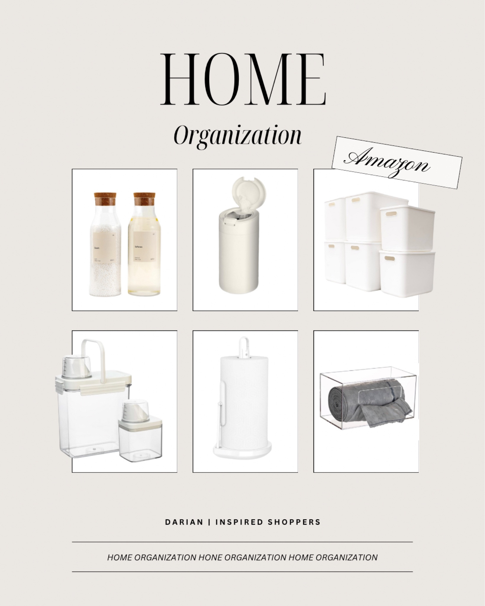 Amazon home organization favorites! 🤍

#LTKstyletip #LTKhome #LTKfindsunder50