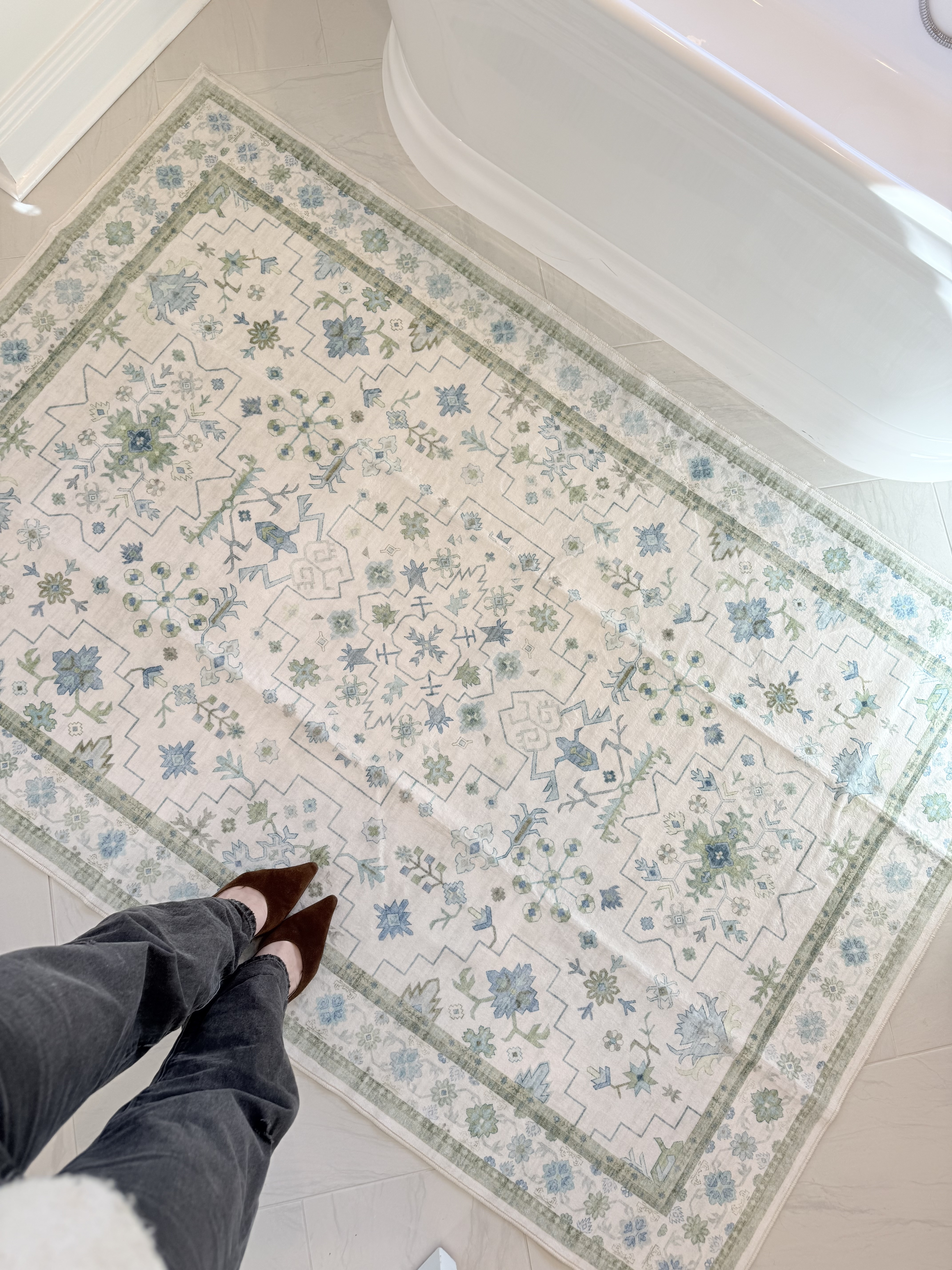 Amazon washable rug for the preppy grand millennial lovers! 

#LTKdayinmylife #LTKSaleAlert #LTKHome