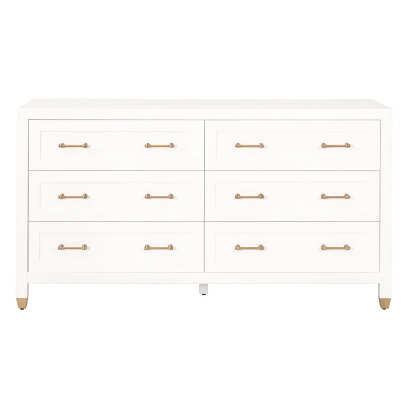 Everly Quinn Skelmersdale 6 Drawer Double Dresser & Reviews | Wayfair | Wayfair North America