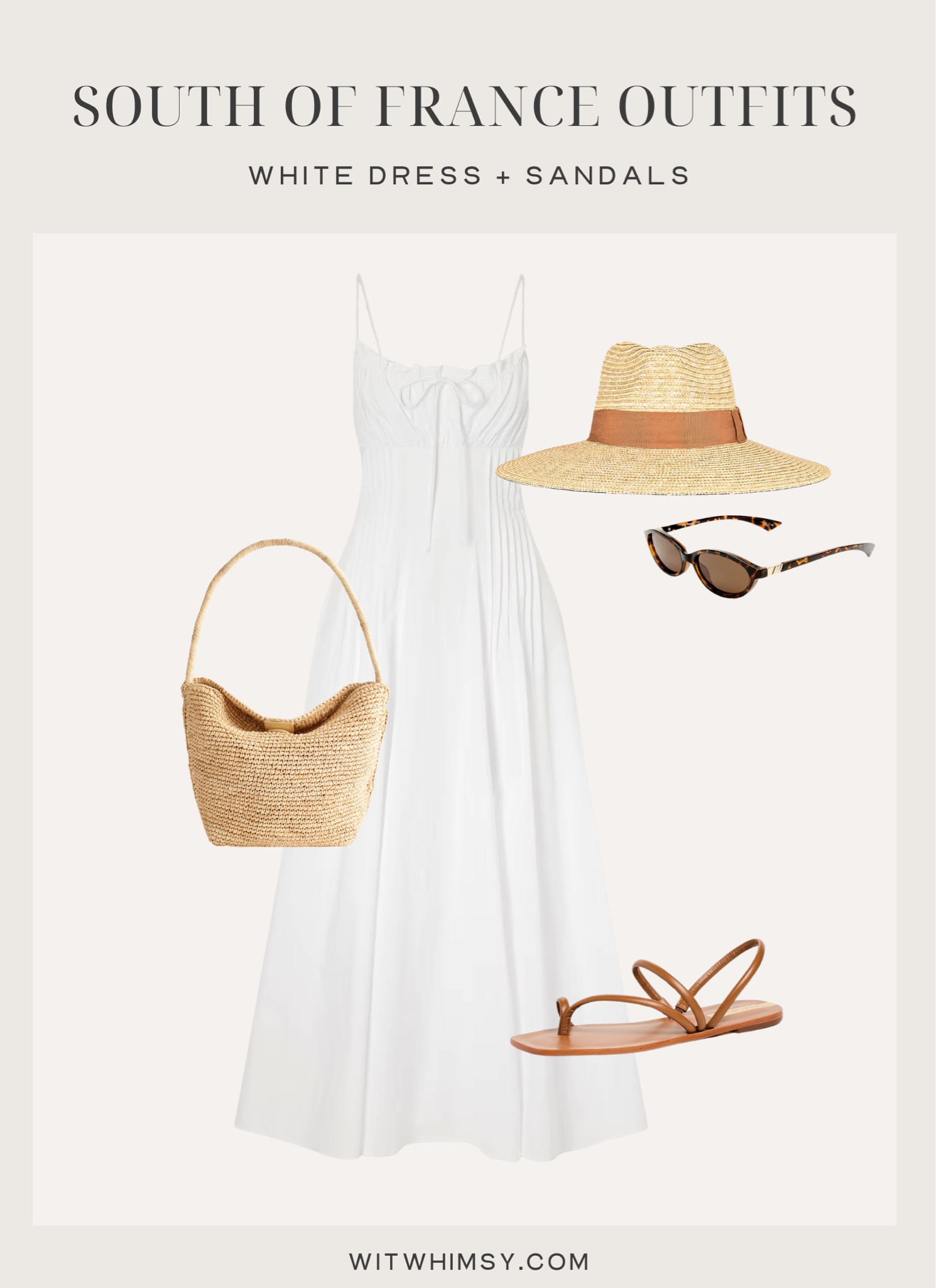 White dress in the south of France 

#LTKTravel