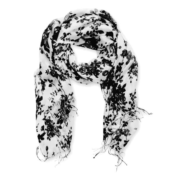 Peach Couture Vintage-Inspired Black Floral Print Scarf | Bed Bath & Beyond