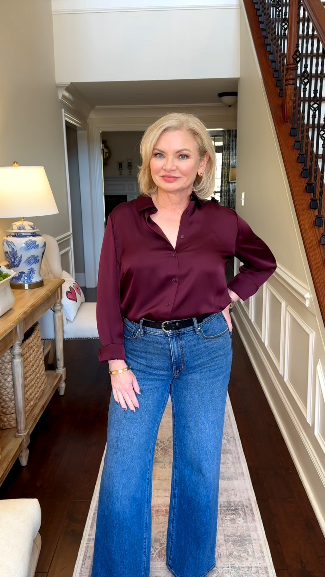 This silk blouse is so beautiful! 😍 

#LTKgrwm #LTKootd #LTKValentine
