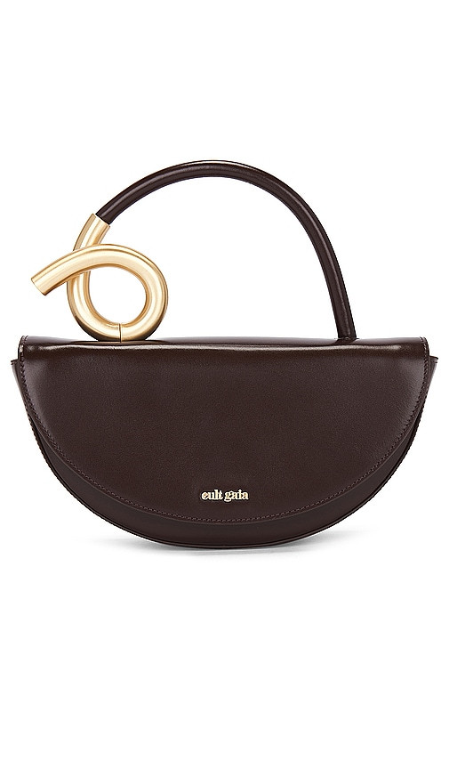 Cult Gaia Azariah Top Handle Bag in Chocolate. | Revolve Clothing (Global)