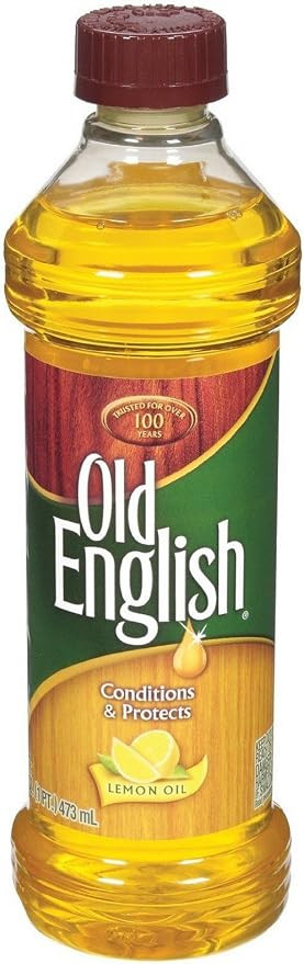 Reciprotools Old English Garrafa de polimento para móveis, óleo de limão, 473 g, amarelo | Amazon (BR)
