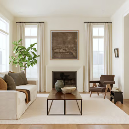 Off White Veronica Wool Braided 6' x 9' Area Rug | Rugs USA