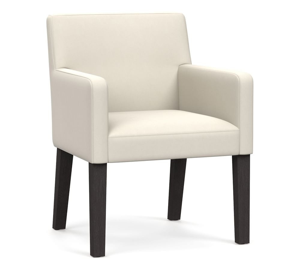 Classic Leather Dining Armchair | Pottery Barn (US)