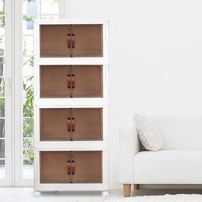 Gigas Smart Storage Bins with Lids 1/2/3/4PACK WHITE M | Target