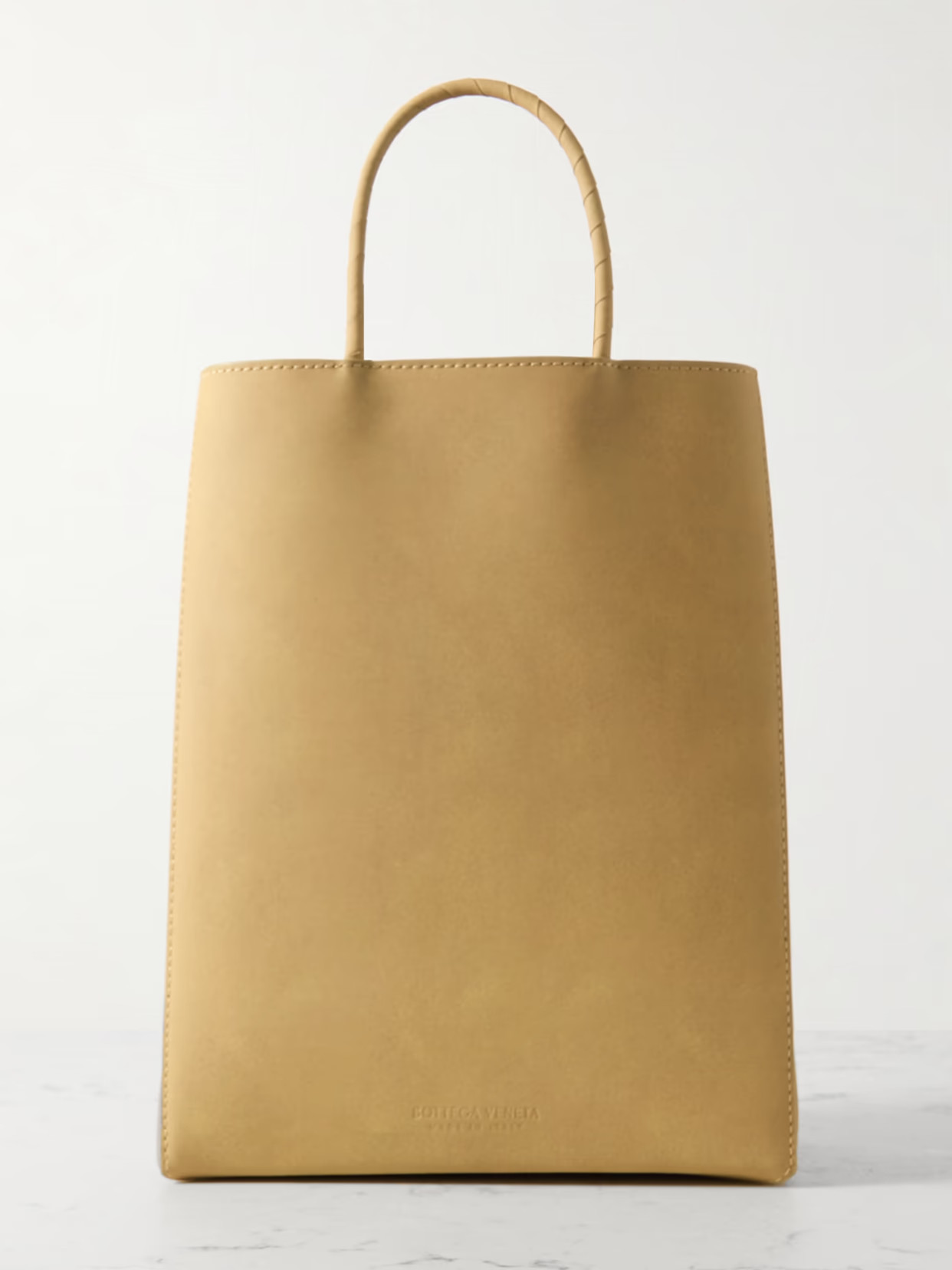 Bottega Veneta - The Small Brown Bag Suede Tote - One size | NET-A-PORTER (UK & EU)