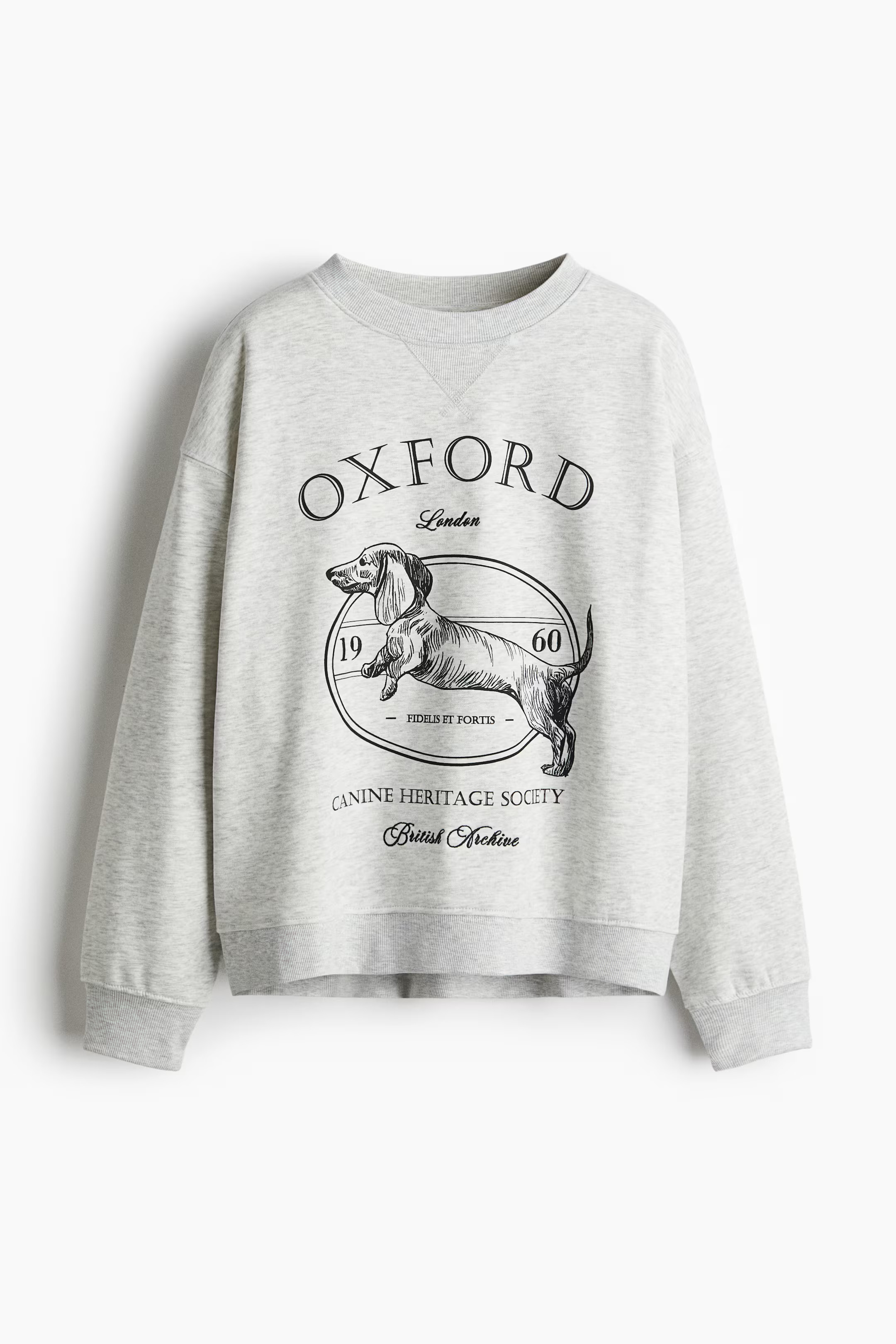 Sudadera con motivo de texto | H&M (FR, IT, ES, PT, BE)