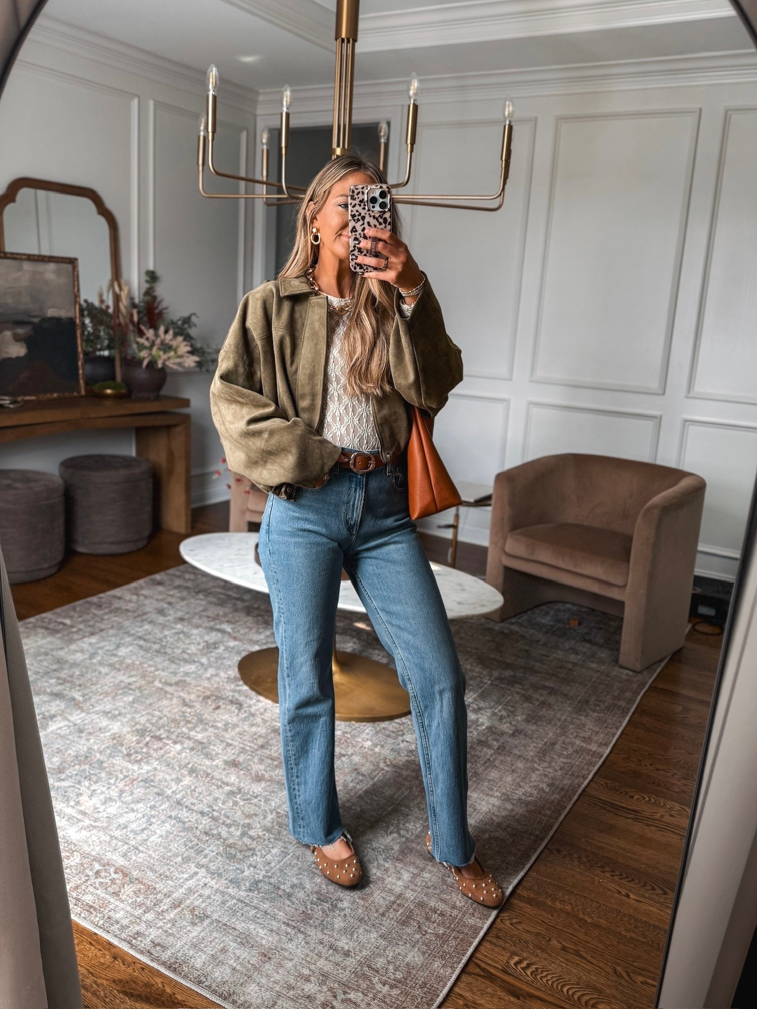 I love this outfit for a date night or girls night out! The lace top with the viral jacket makes it perfect for transitioning into the cooler temps!

#LTKStyleTip #LTKTall #LTKSeasonal