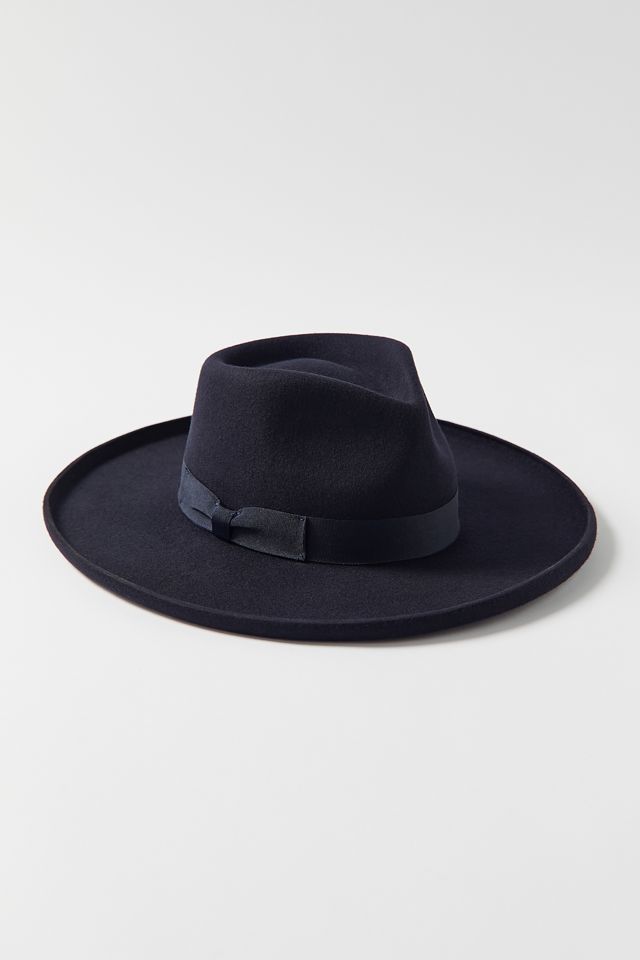 Myra Wide Brim Felt Fedora | Urban Outfitters (US and RoW)