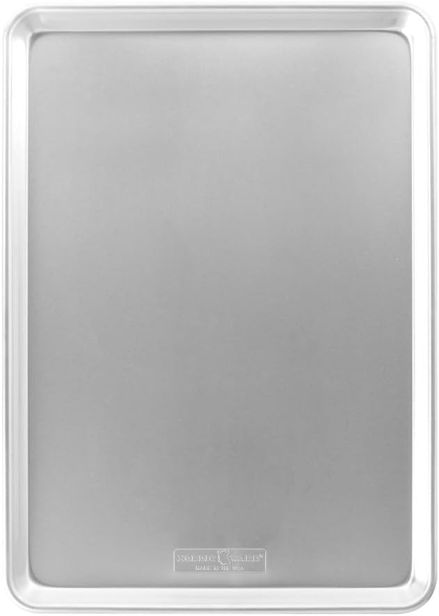 Nordic Ware Extra Large Baking Sheet, 21 x 15 inches, XL Big sheet pan Natural Uncoated Aluminum,... | Amazon (US)