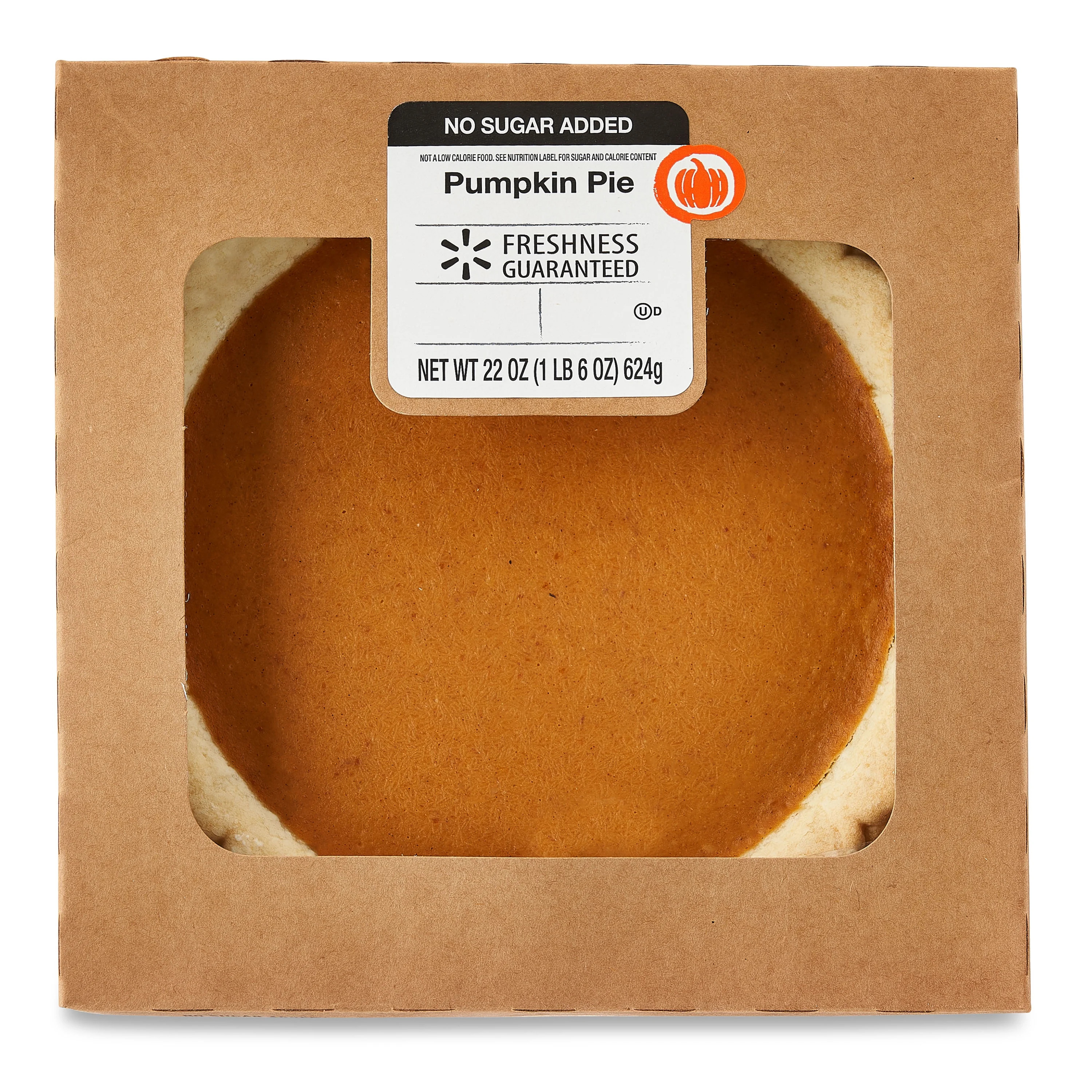 Freshness Guaranteed 8 inch No Sugar Added Pumpkin Pie, 22 oz | Walmart (US)