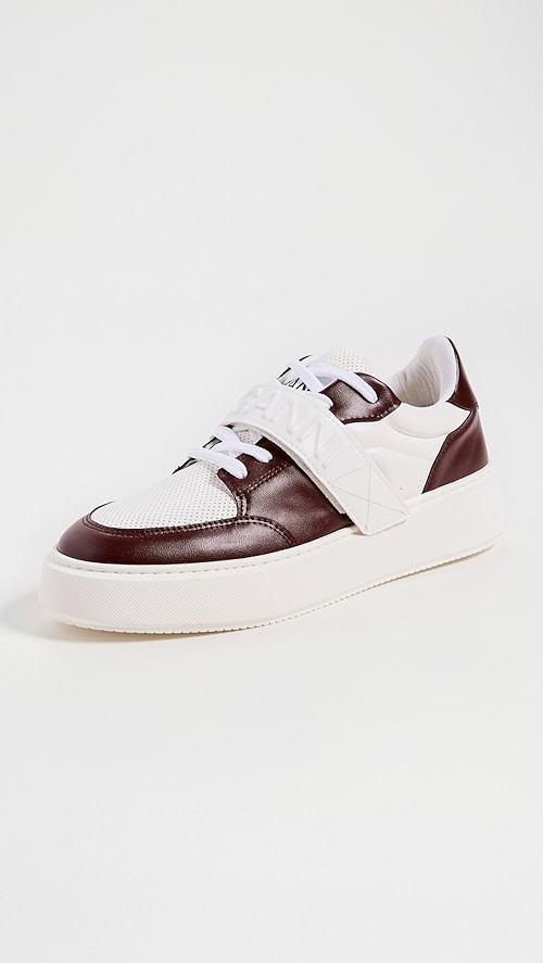 Sporty Mix Cupsole Low Top Velcro Sneakers | Shopbop