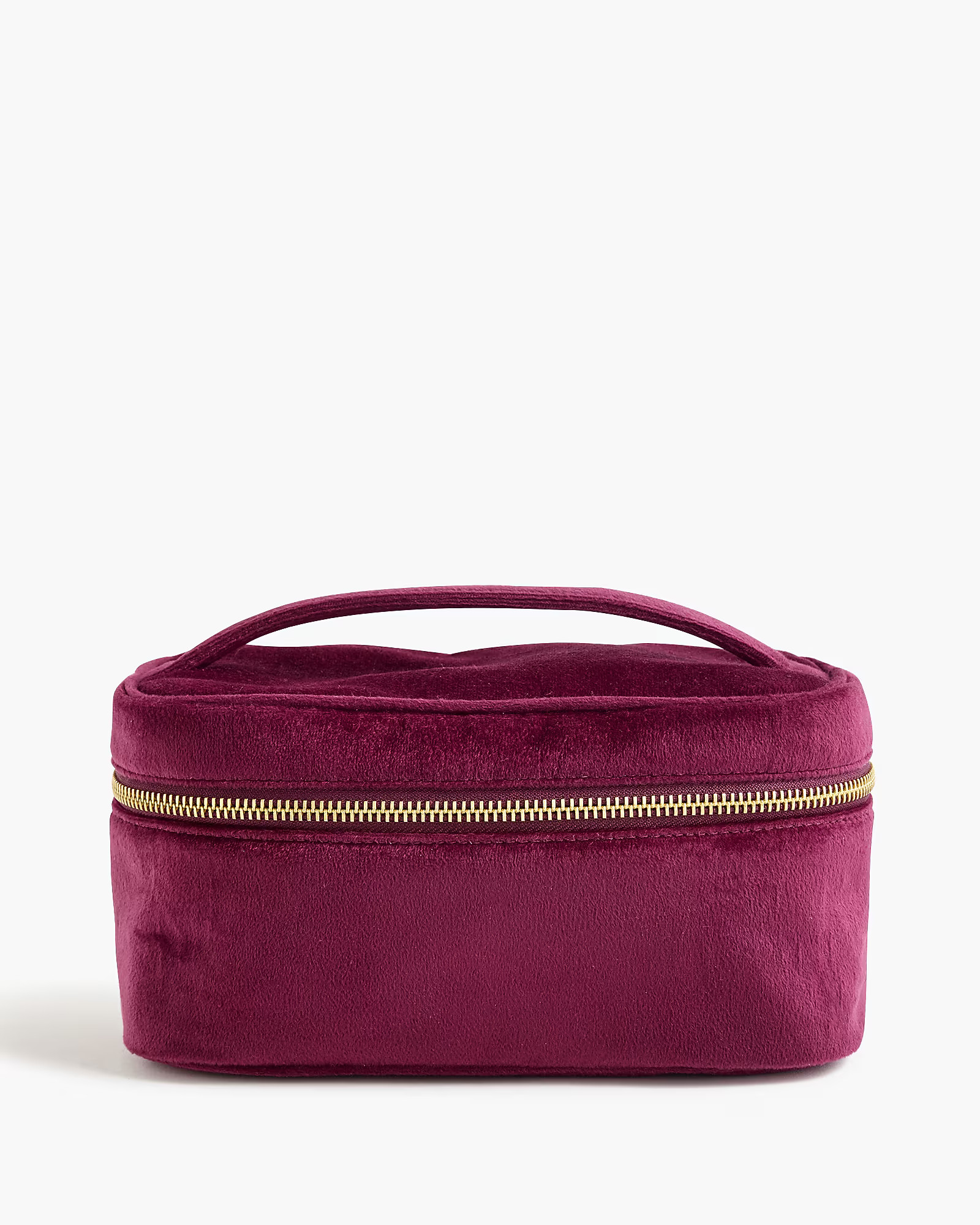 Velvet top-handle pouch | J.Crew Factory