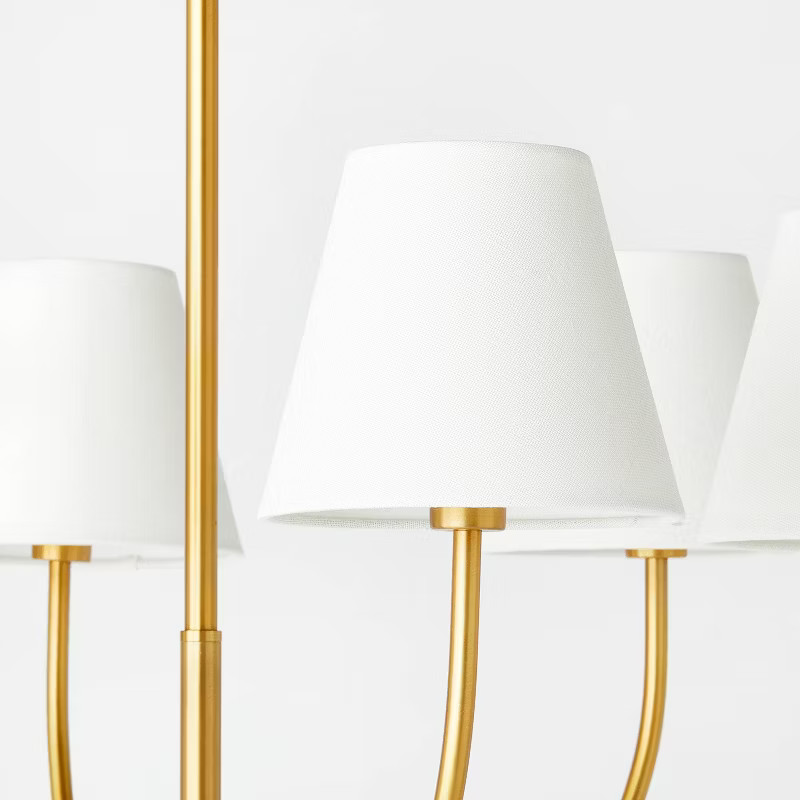 6-Light Ceiling Chandelier Brass - Threshold™ designed with Studio McGee | Target