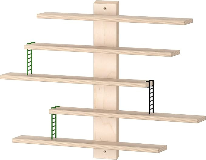 Ikea LUSTIGT Wall Shelf,Wooden, 37x37 cm (14 5/8x14 5/8") with TSS Cotton Balls(5 Pieces) | Amazon (CA)