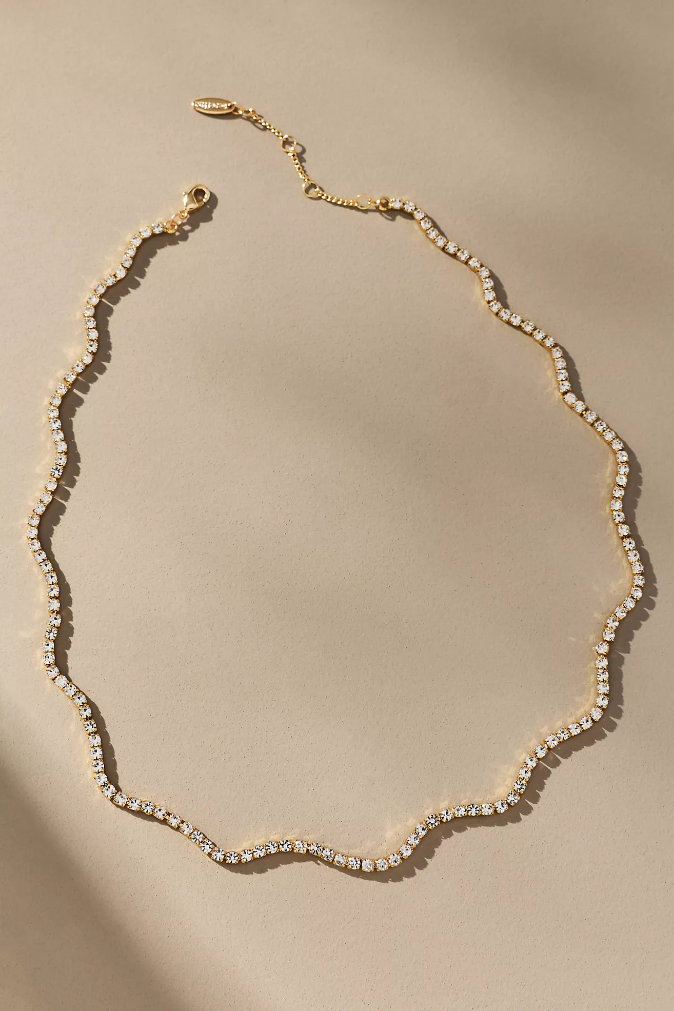 Squiggle Tennis Necklace | Anthropologie (US)