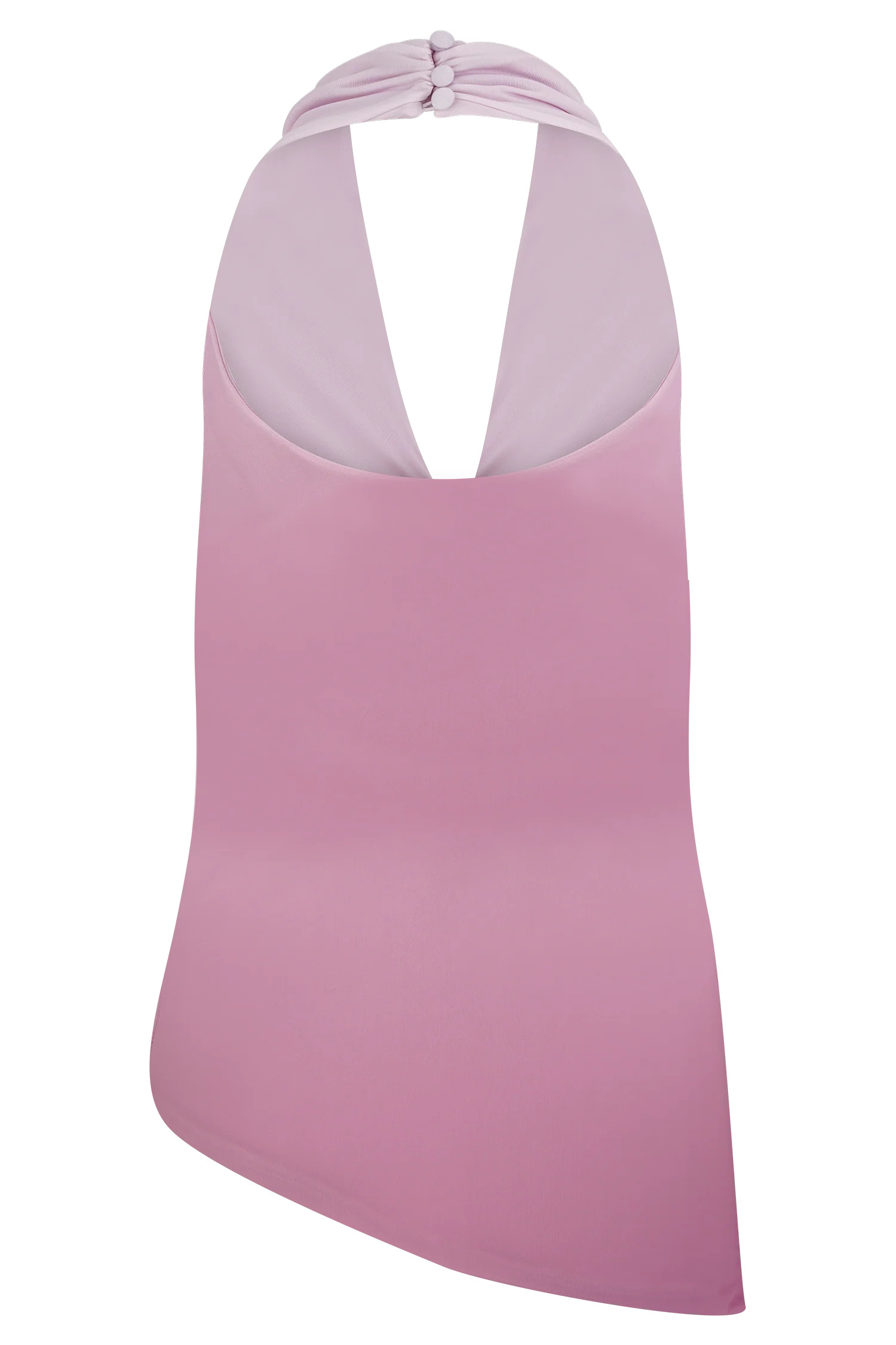Safiya Asymmetrical Halter Top - Ombre Pink | MESHKI US