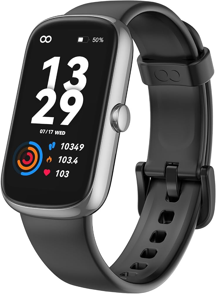 Fitness Tracker Watch with Heart Rate Blood Oxygen Sleep Monitor, IP68 Waterproof Smart Watches, ... | Amazon (US)