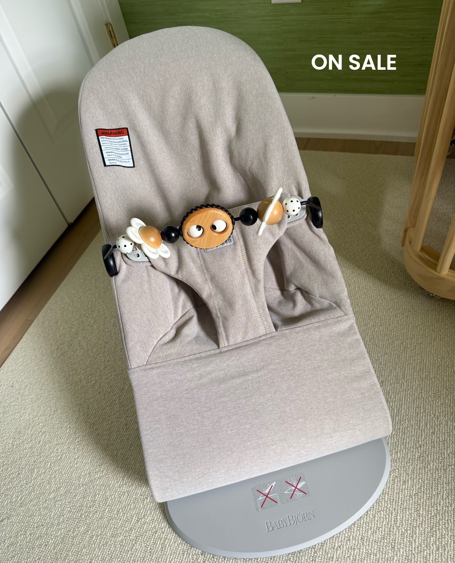[9/21/26] BabyBjorn Bouncer on sale with code BABY at @Crate & Barrel | ours is in the Light Beige Melange and Black/White Googly Eye which came as a bundle but now discontinued, so have to buy in separates.

#LTKBaby #LTKBump #LTKmomlife