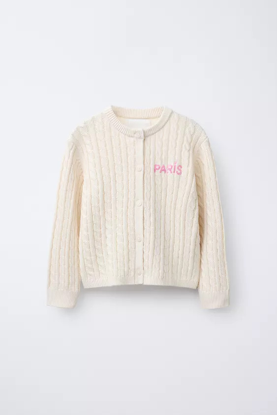 CABLE-KNIT CARDIGAN | Zara US