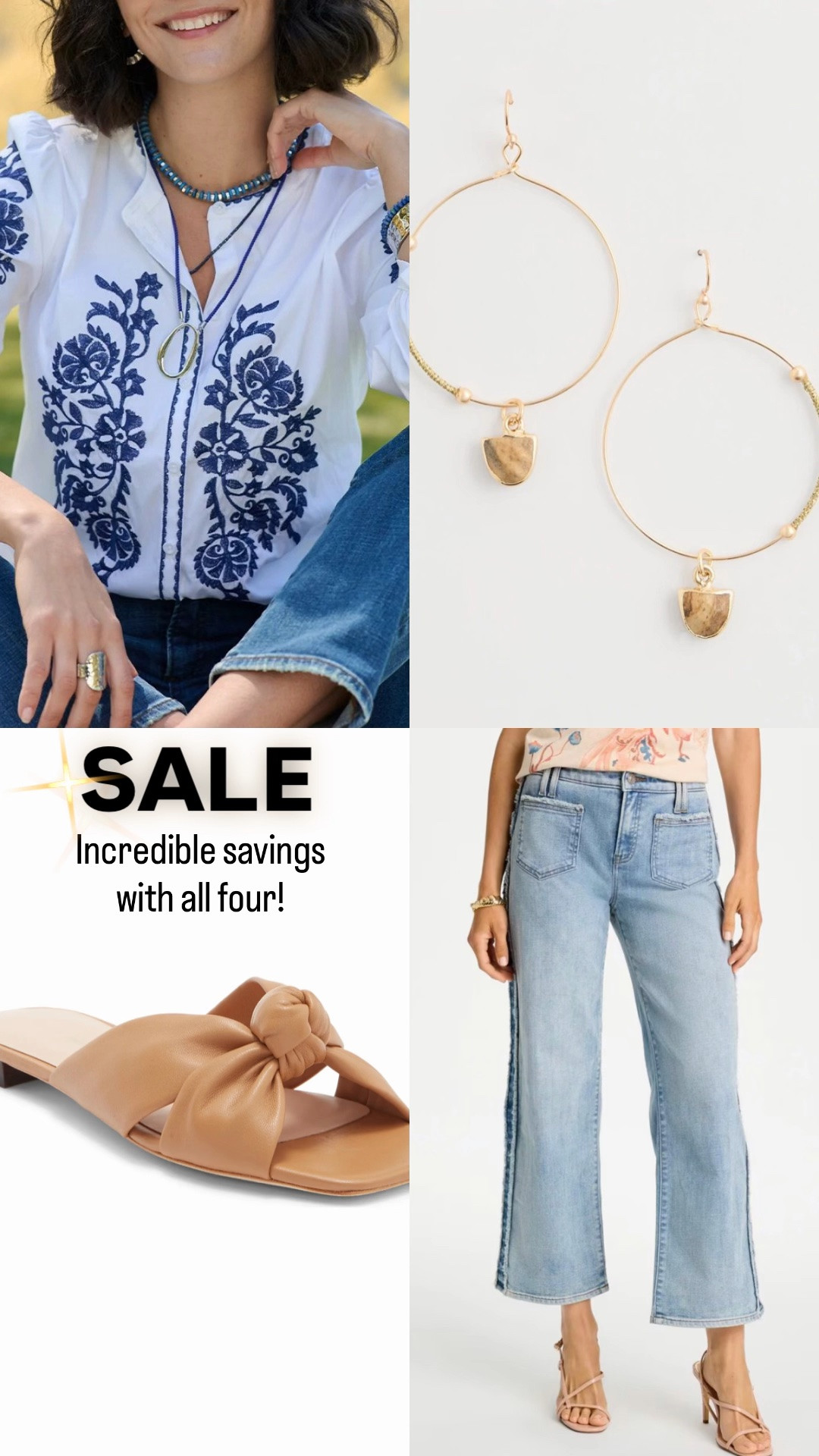 A beautiful outfit AND incredible price tags! LOVE these jeans especially, but all the pieces I’d wear!

#LTKootd #LTKOver40 #LTKSaleAlert