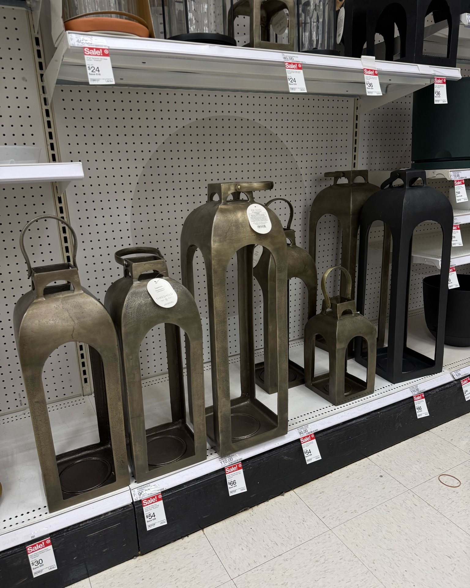 Swipe left to see how I styled them! My favorite pottery barn inspired lanterns are back in stock and on sale 🔥 🔥 I just grabbed the brass gold as well! 

Pottery barn inspired, target home decor, oversized lanterns, patio decor, front porch inspo

#LTKHome #LTKSaleAlert #LTKSeasonal